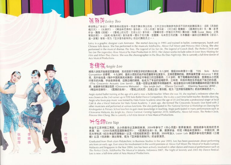 2013 Singing Market Program The Cast 06