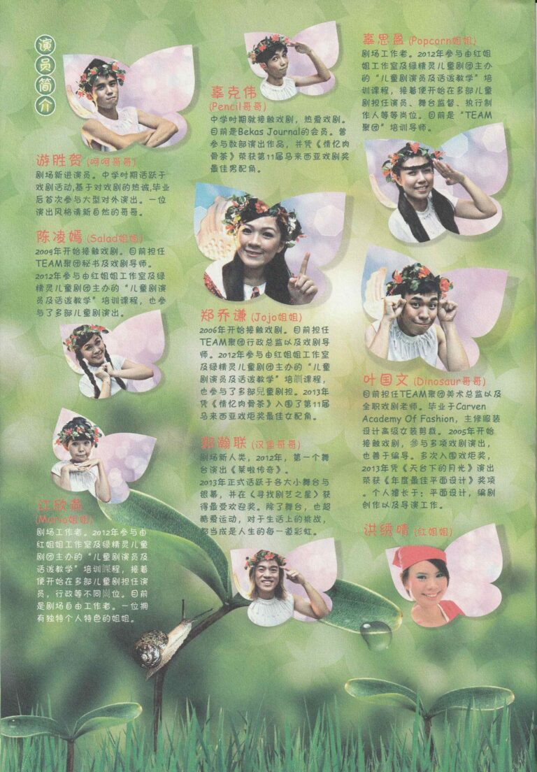 2013 The Spirit Of Light Program Casts Profile