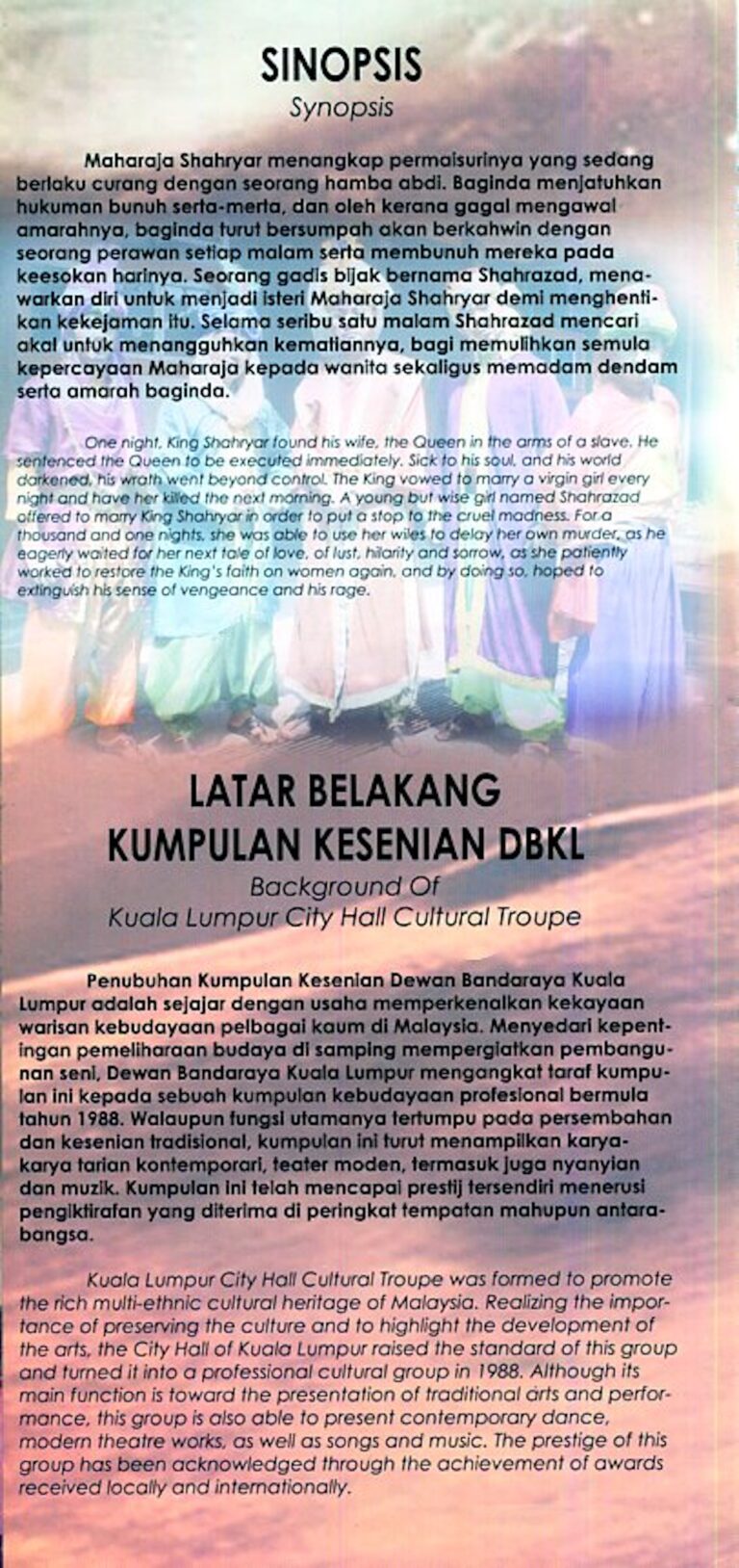 2013 Bangsawan Hikayat 1001 Malam synopsis 2