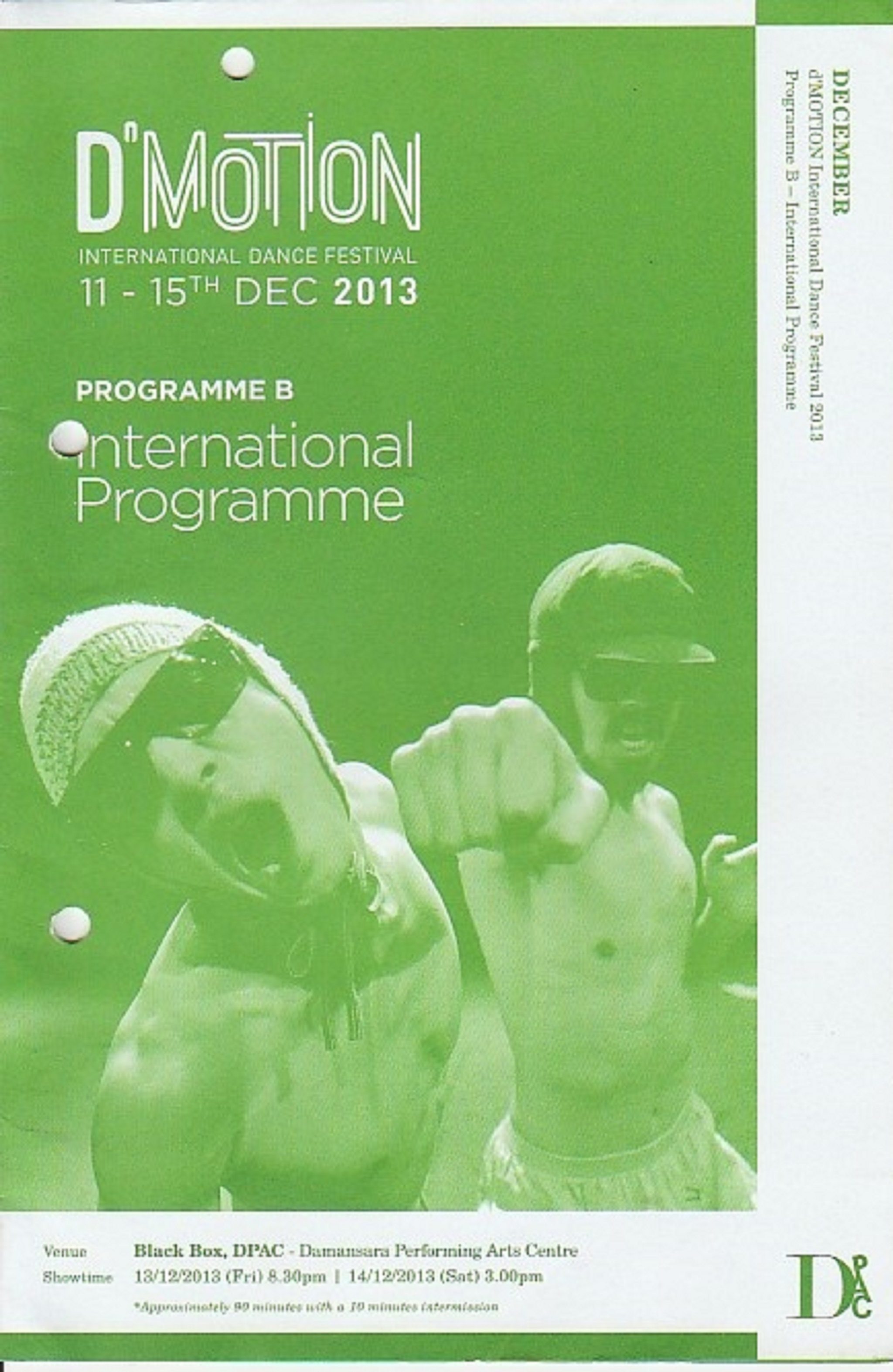 2013 International Programme Cover