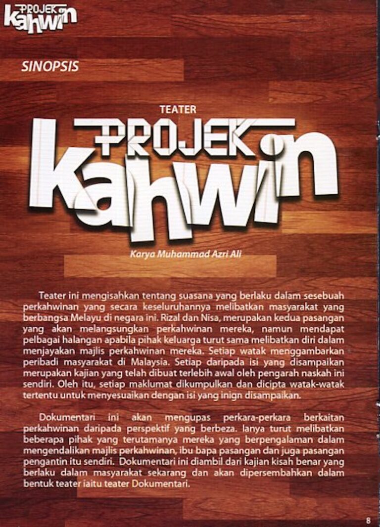 2014 Projek Kahwin synopsis