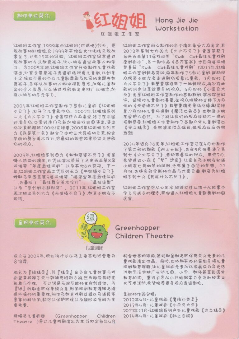 2014 Dream Maker Program Company Profile