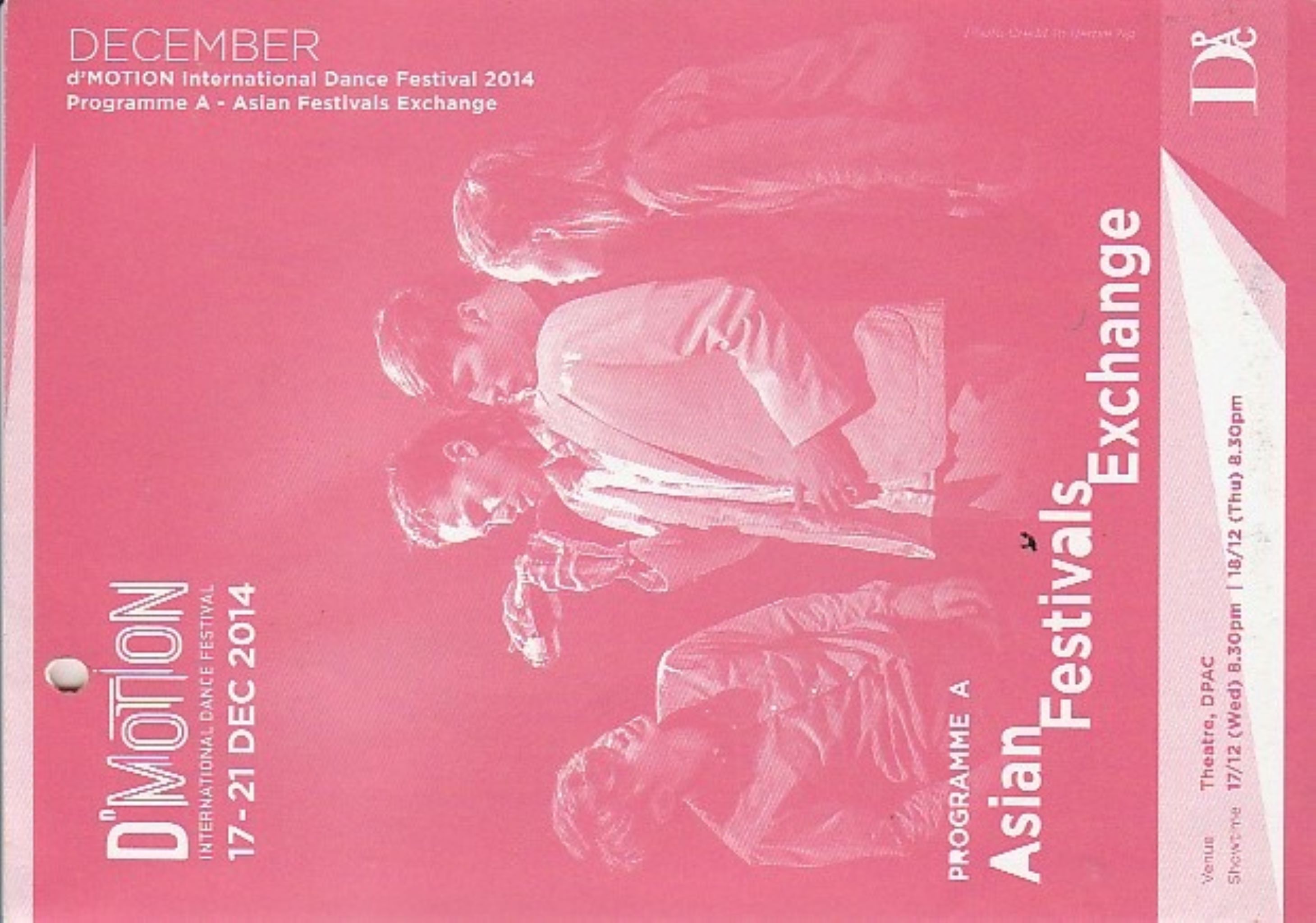2014 D'Motion Programme A Asian Festival Exchange Cover