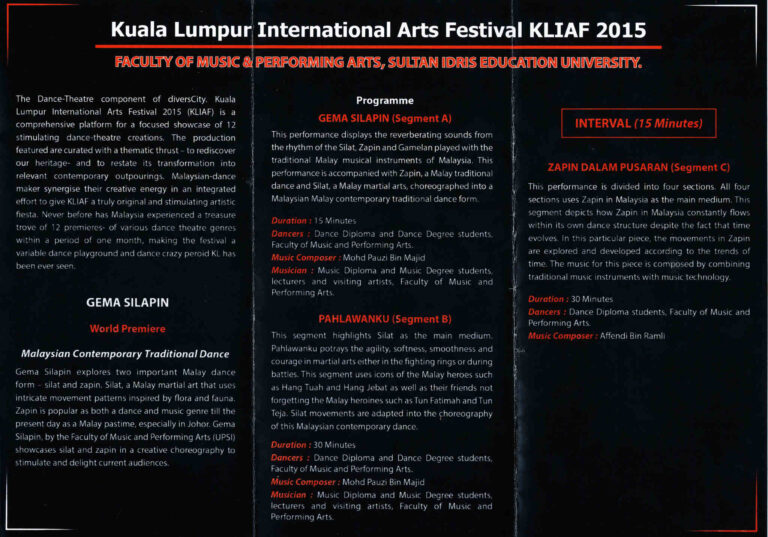 2015 Gema Silapin Synopsis