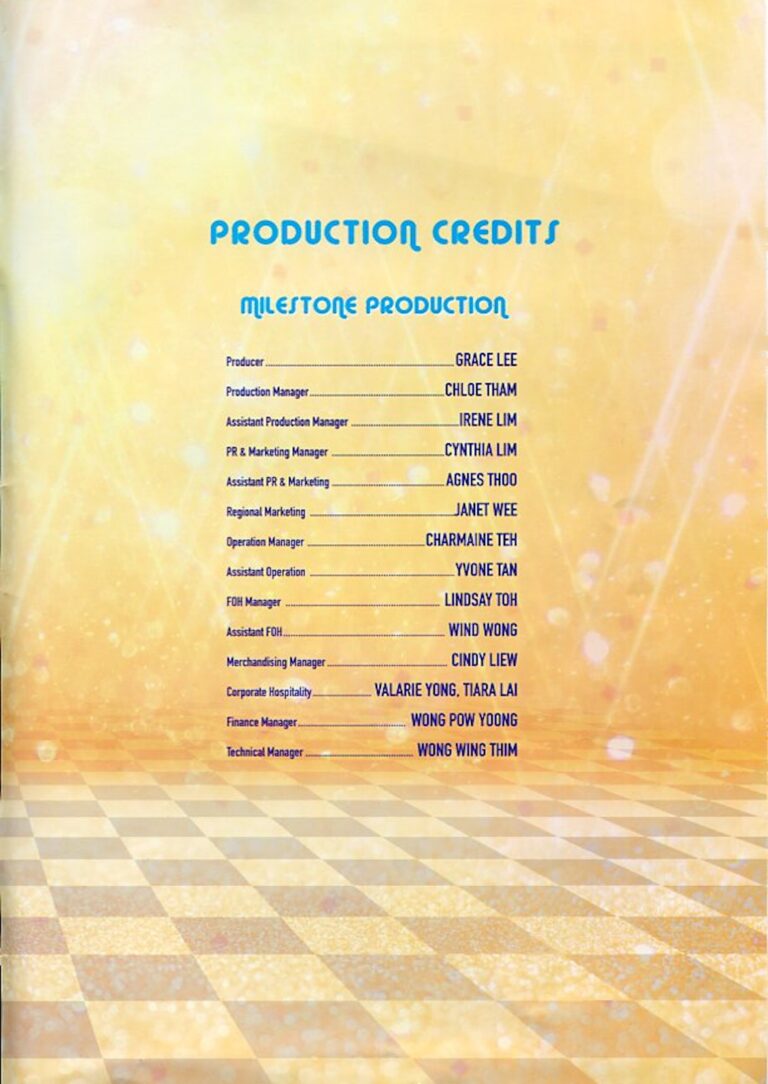 2015 Saturday Night Fever The Musical Cast and production crew list 3