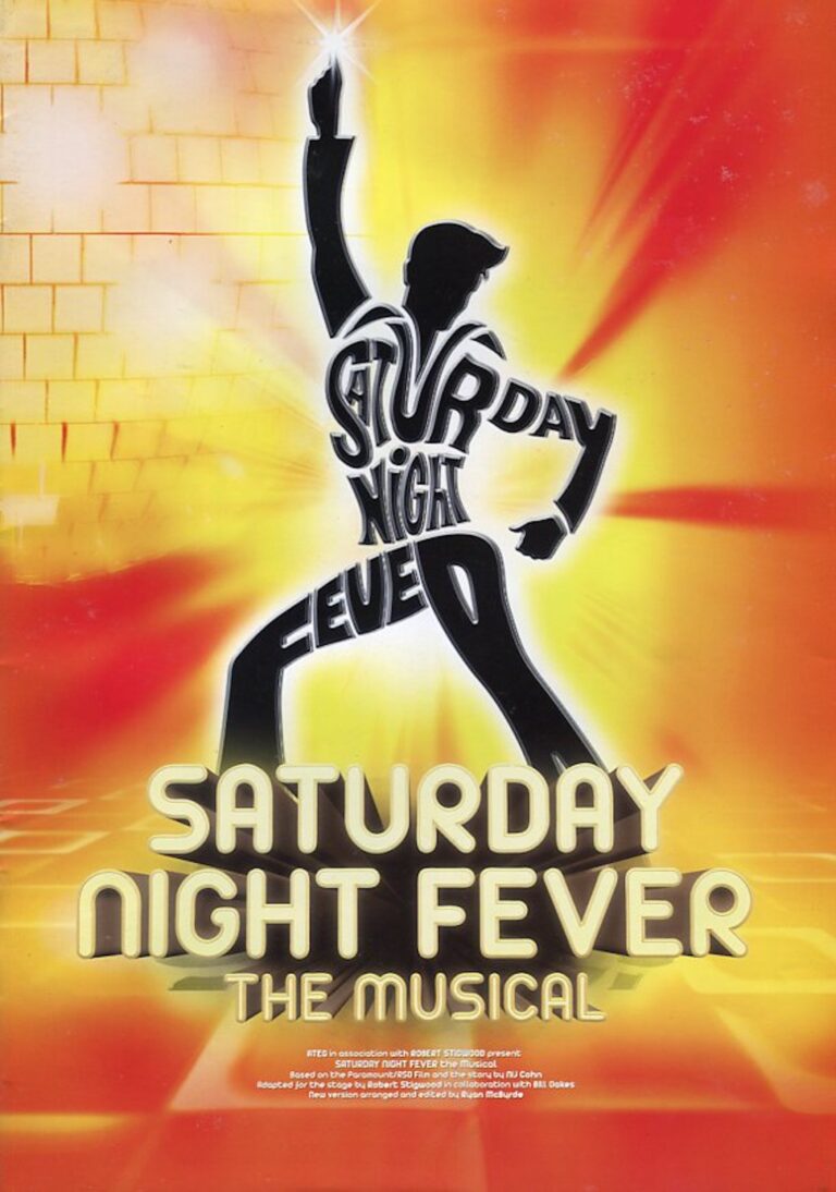 2015 Saturday Night Fever The Musical cover