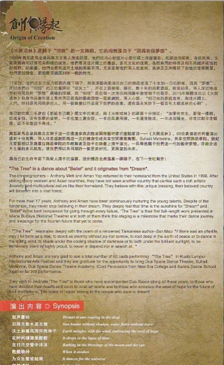 2015 The Tree Synopsis