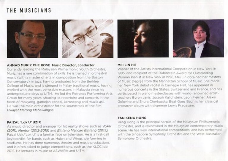 2015 Malam Terang Bulan Cast and production crew list 3