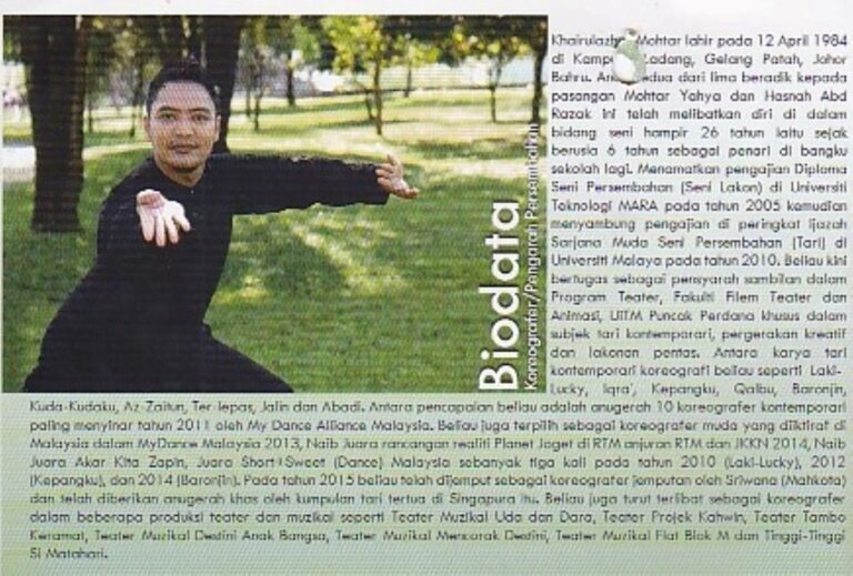 2016 Tentang cinta Choreographer profile's