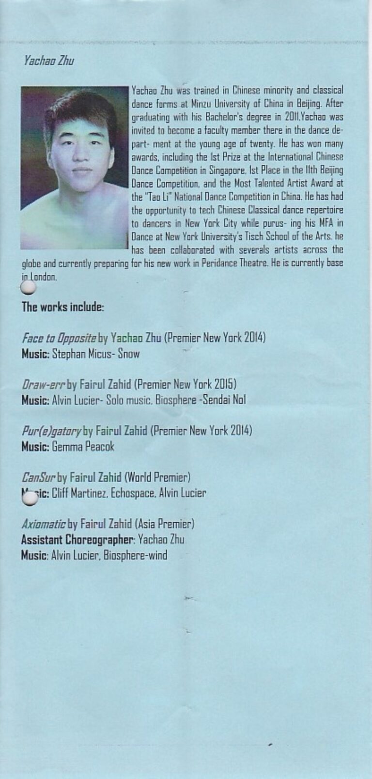 2016 Axiomatic Choreographer profile's 02