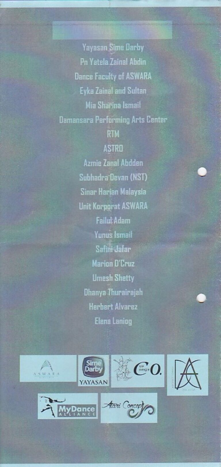 2016 Axiomatic Credits