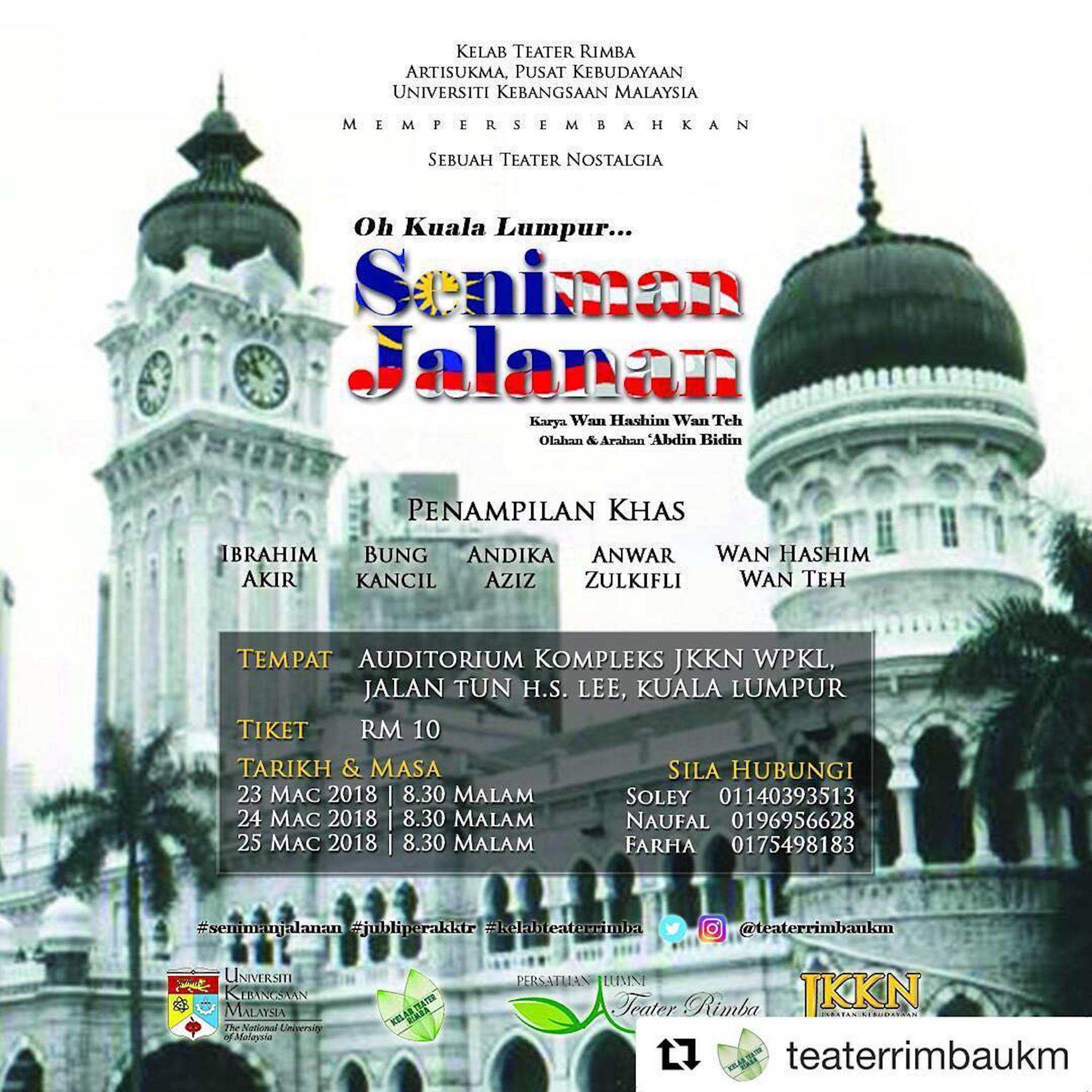 2018 Oh Kuala Lumpur... Seniman Jalanan cover