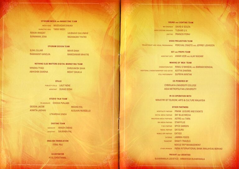 2018 Mughal-E-Azam Cast and production crew list 3