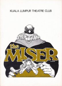 1980, The Miser: Programme Cover