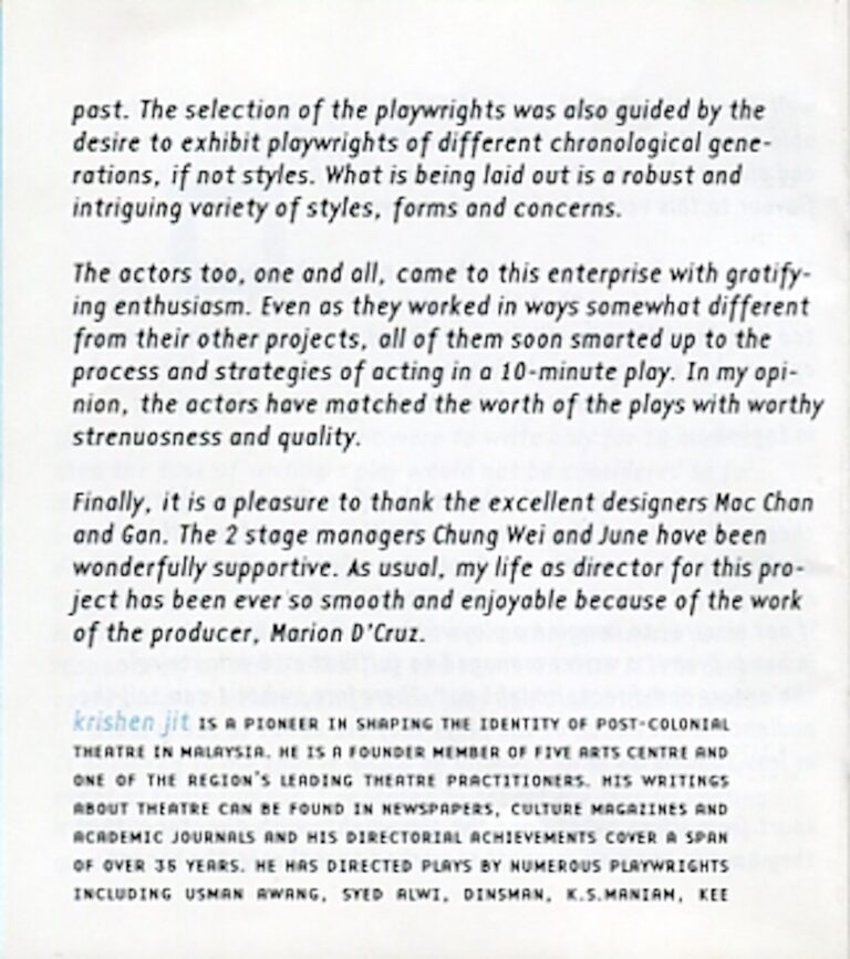2003 7 Ten Directors message 3
