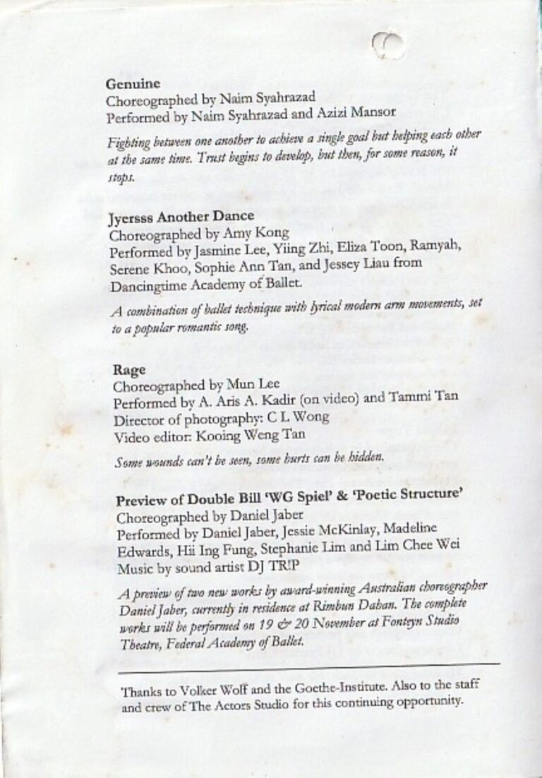 2010 Dancebox Synopsis of performance 2