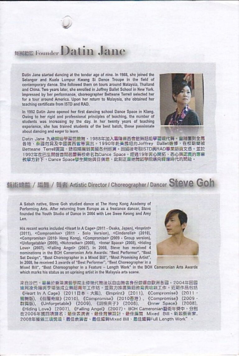 2011 Fragile Founder and artistic director profile's