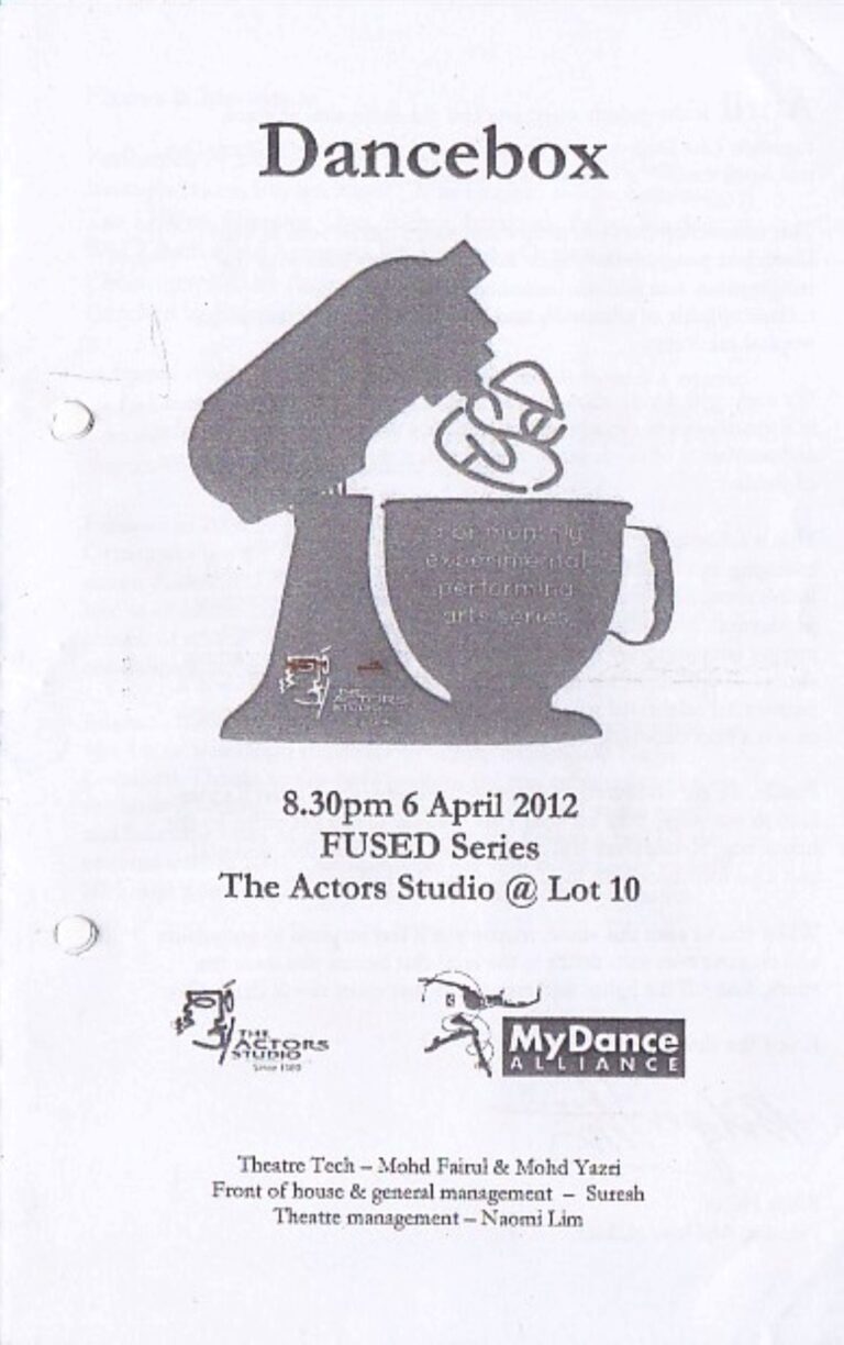 April 2012 Dancebox Cover