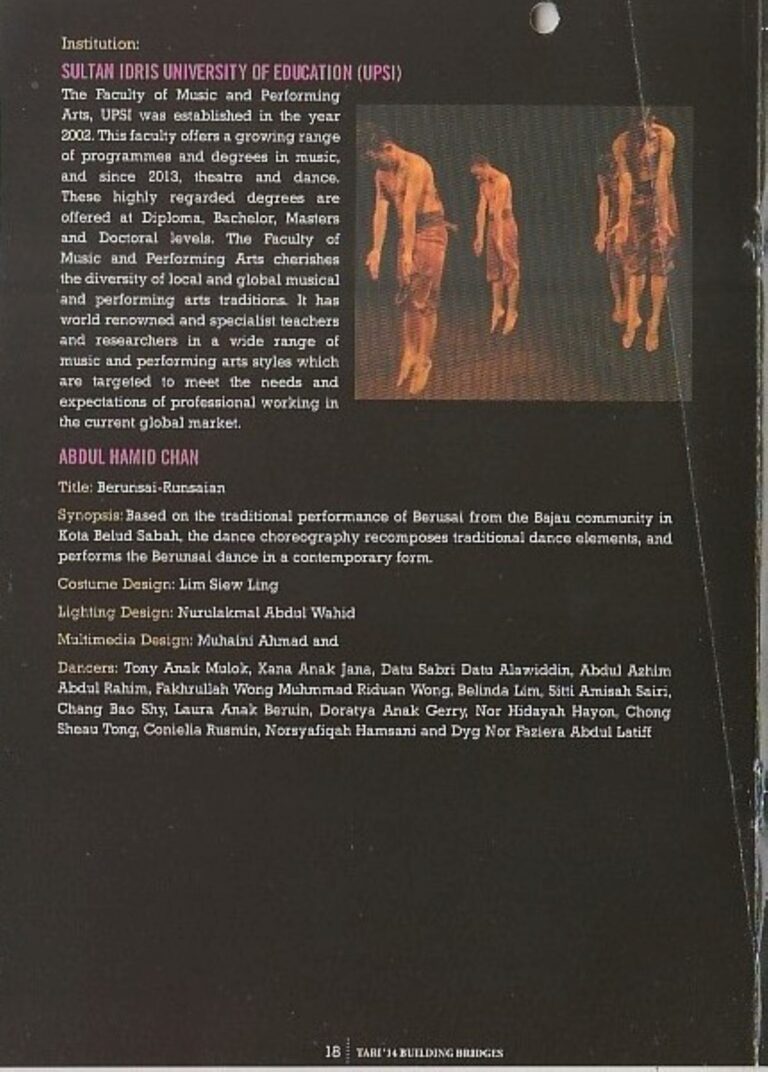 2014 Tari'14 Synopsis-2