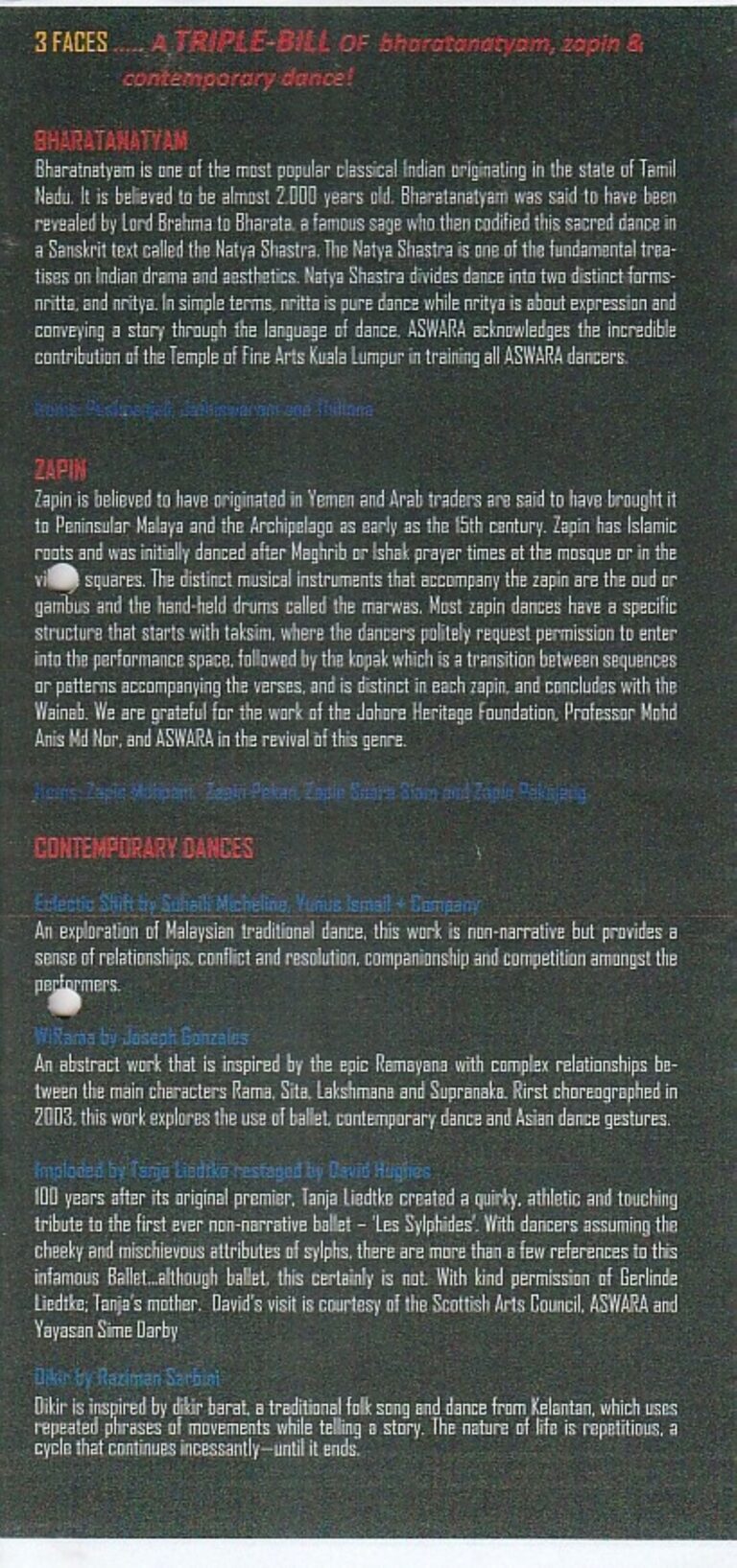 2016 3 Faces Synopsis