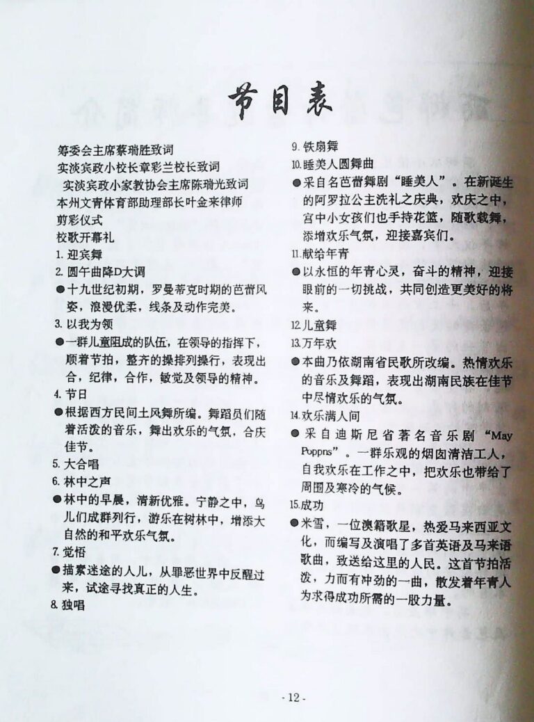 1997 Ballerinas On Parade Dance program 1