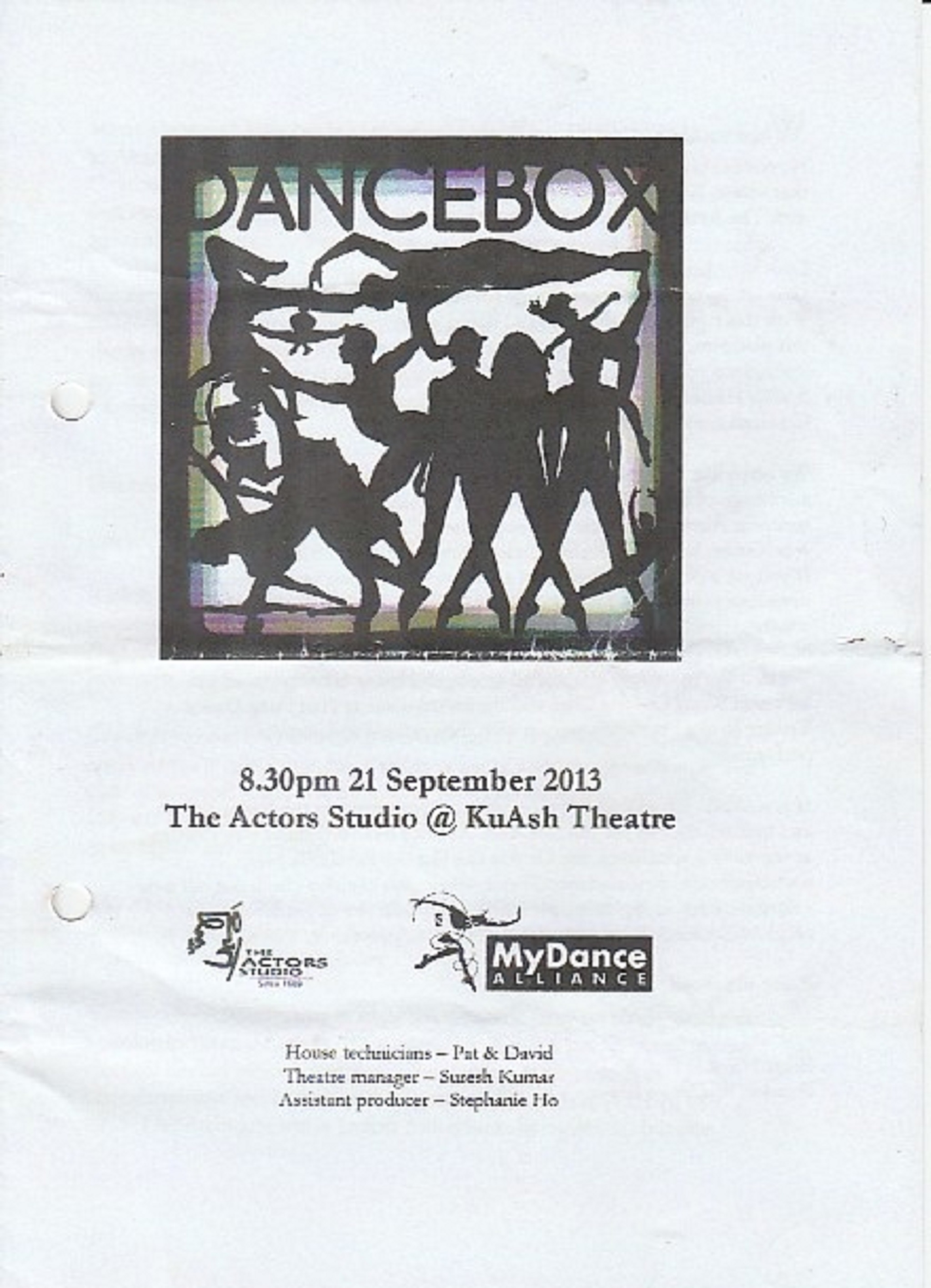 2013 DanceBox Cover