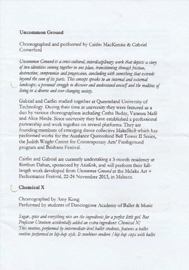 2013 DanceBox Synopsis1
